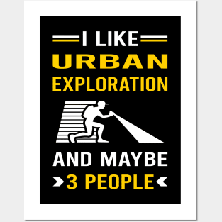 3 People Urban Exploration Posters and Art